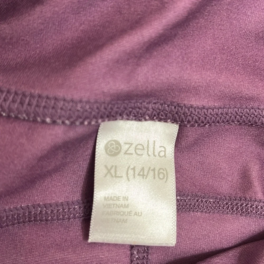 Zella Purple Print Athletic Leggings